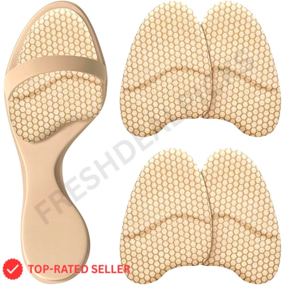 Metatarsal Support Pads High Heel Comfort Gel Inserts Anti Slip Invisible Design